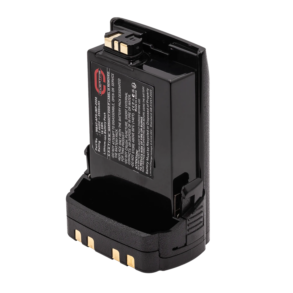 2500mAh Smart Li-Ion Replacement Battery for Motorola APX Radios