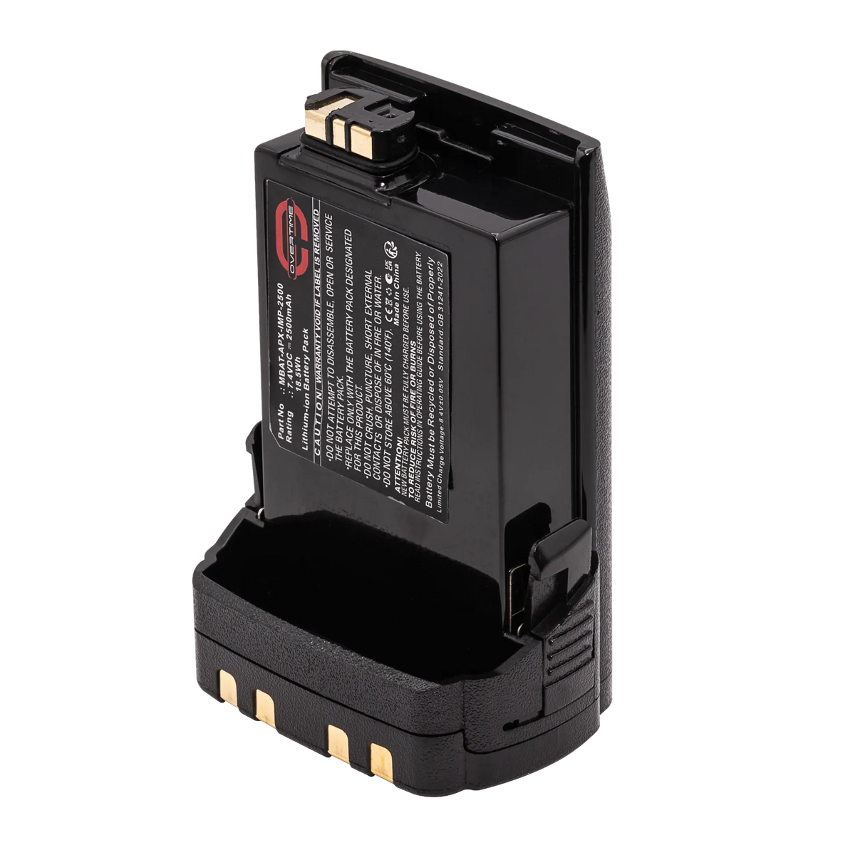 2500mAh Smart Li-Ion Replacement Battery for Motorola APX Radios
