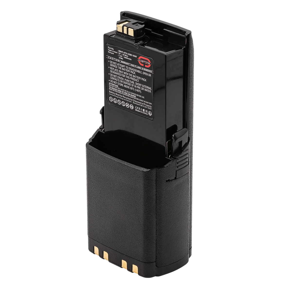 5000mAh USB-C Li-Ion Replacement Battery for Motorola APX Radios