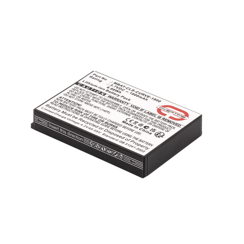 1800mAh Li-Ion Replacement Battery for Motorola CLS and Curve Radios