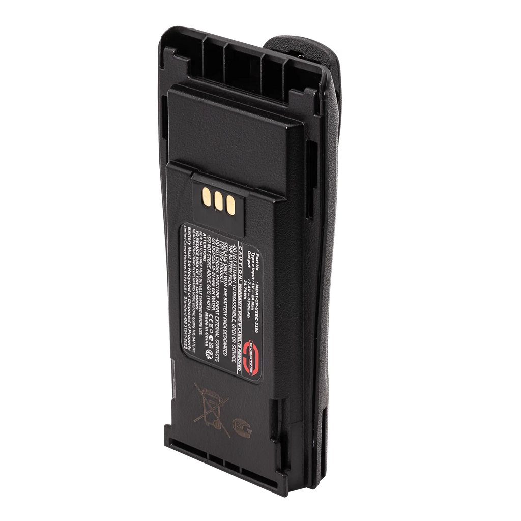 3350mAh USB-C Li-Ion Replacement Battery for Motorola CP2 Radios