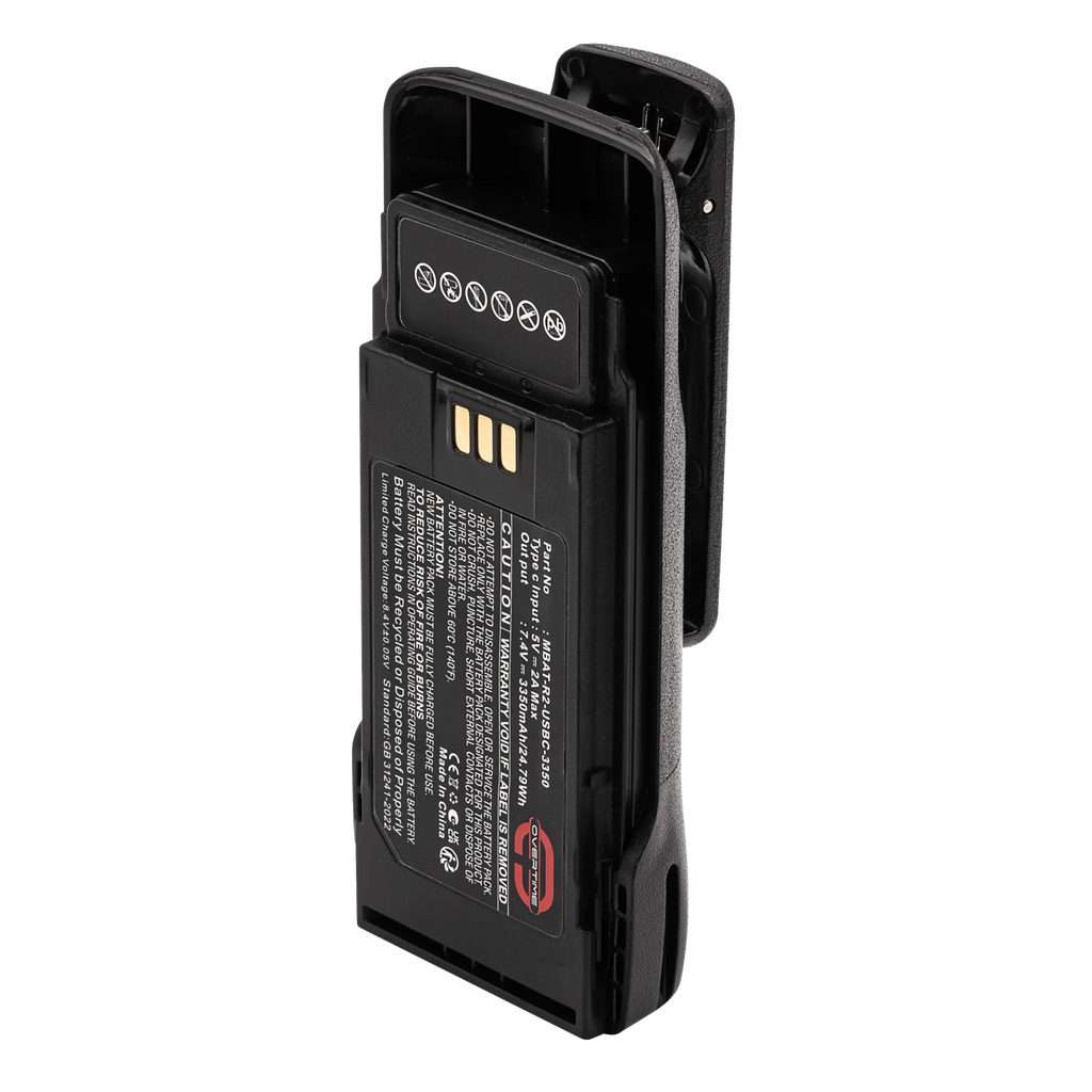 3350mAh USB-C Li-Ion Replacement Battery for Motorola R2 Radios