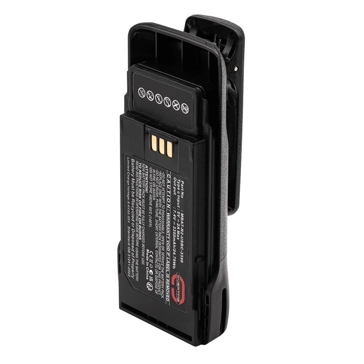 3350mAh USB-C Li-Ion Replacement Battery for Motorola R2 Radios