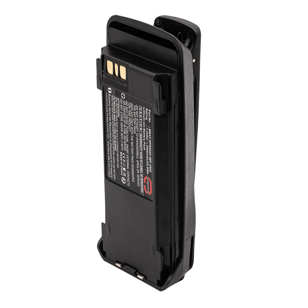 3350mAh Smart Li-Ion Replacement Battery for Motorola XPR6000 Radios