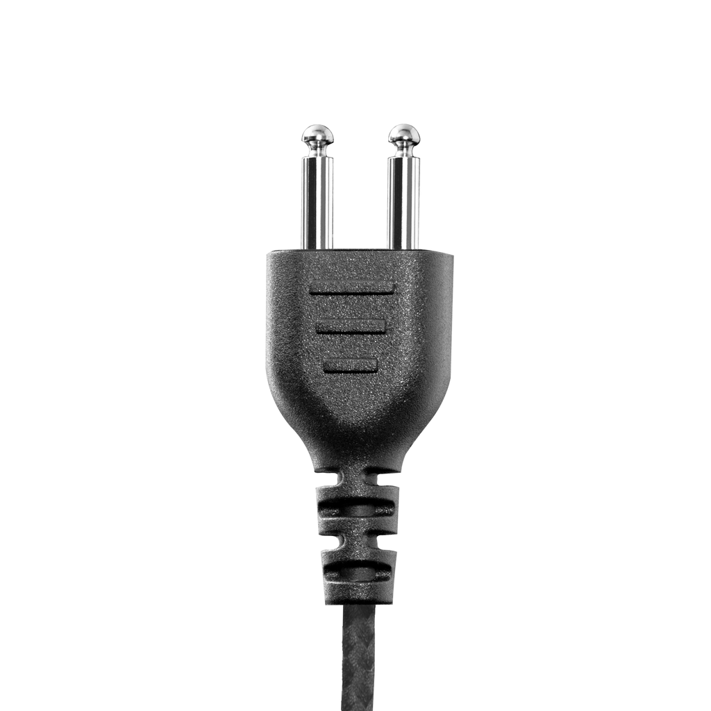 2-Wire Braided SnapLock PTT Base with Noise-Canceling Mic