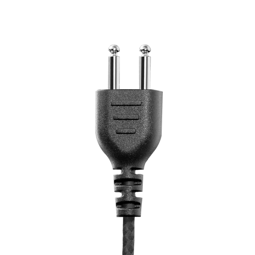 2-Wire Braided SnapLock PTT Base with Noise-Canceling Mic