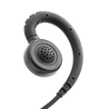 1-Wire Braided Swivel Earpiece with Inline PTT and Mic