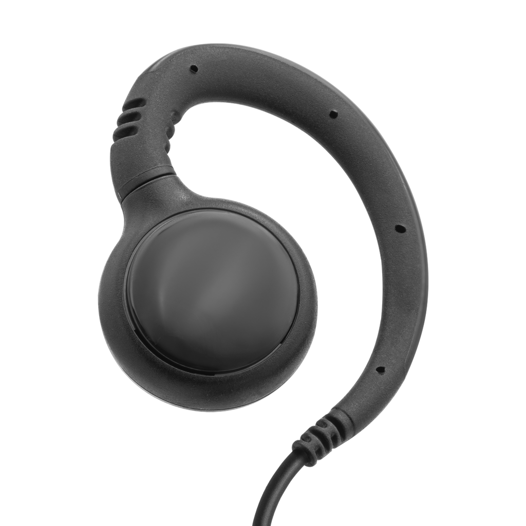 ECO 1-Wire Swivel Earpiece with Bottom-Exit PTT Cable